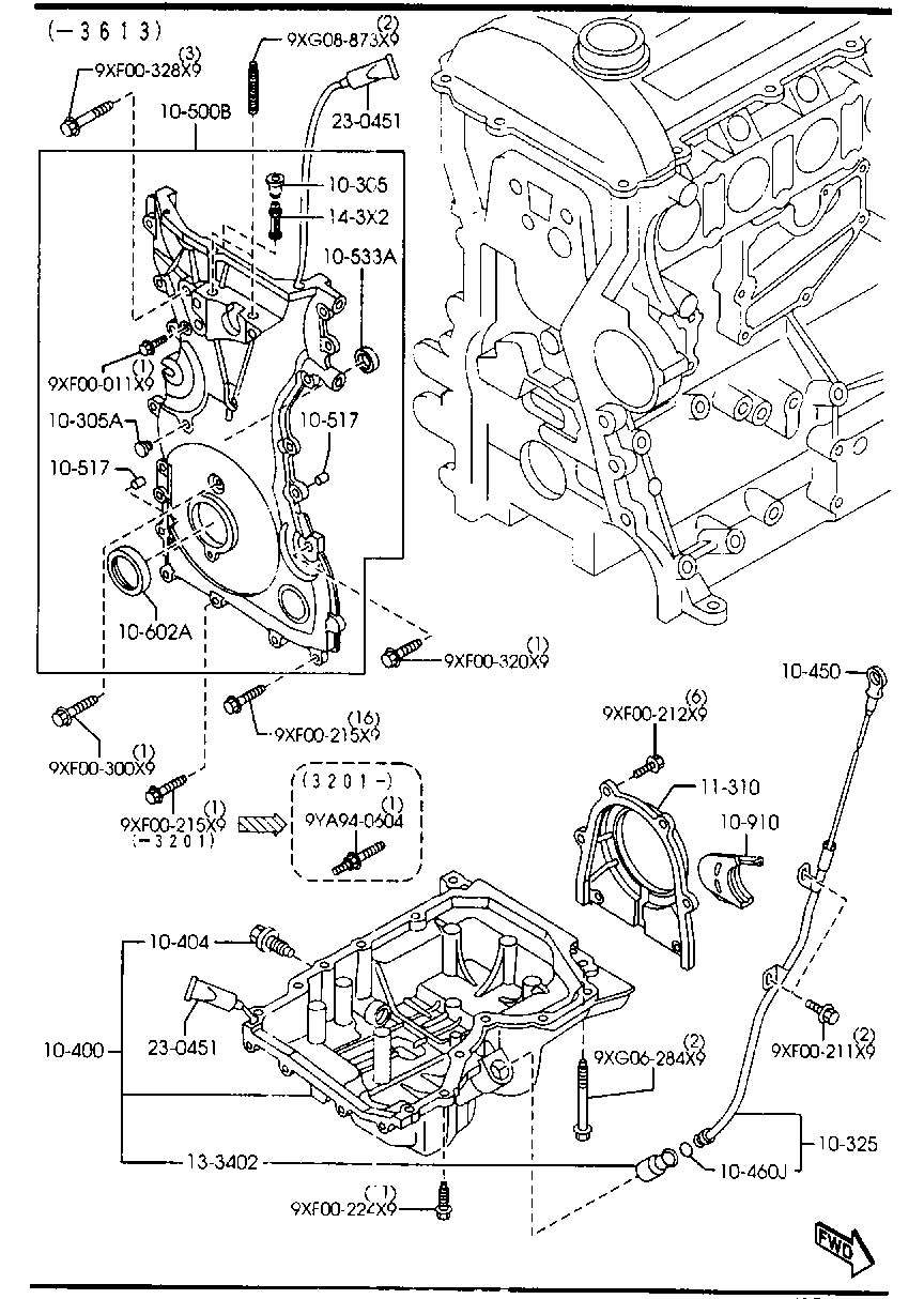 Oil Pan & Timing Cover