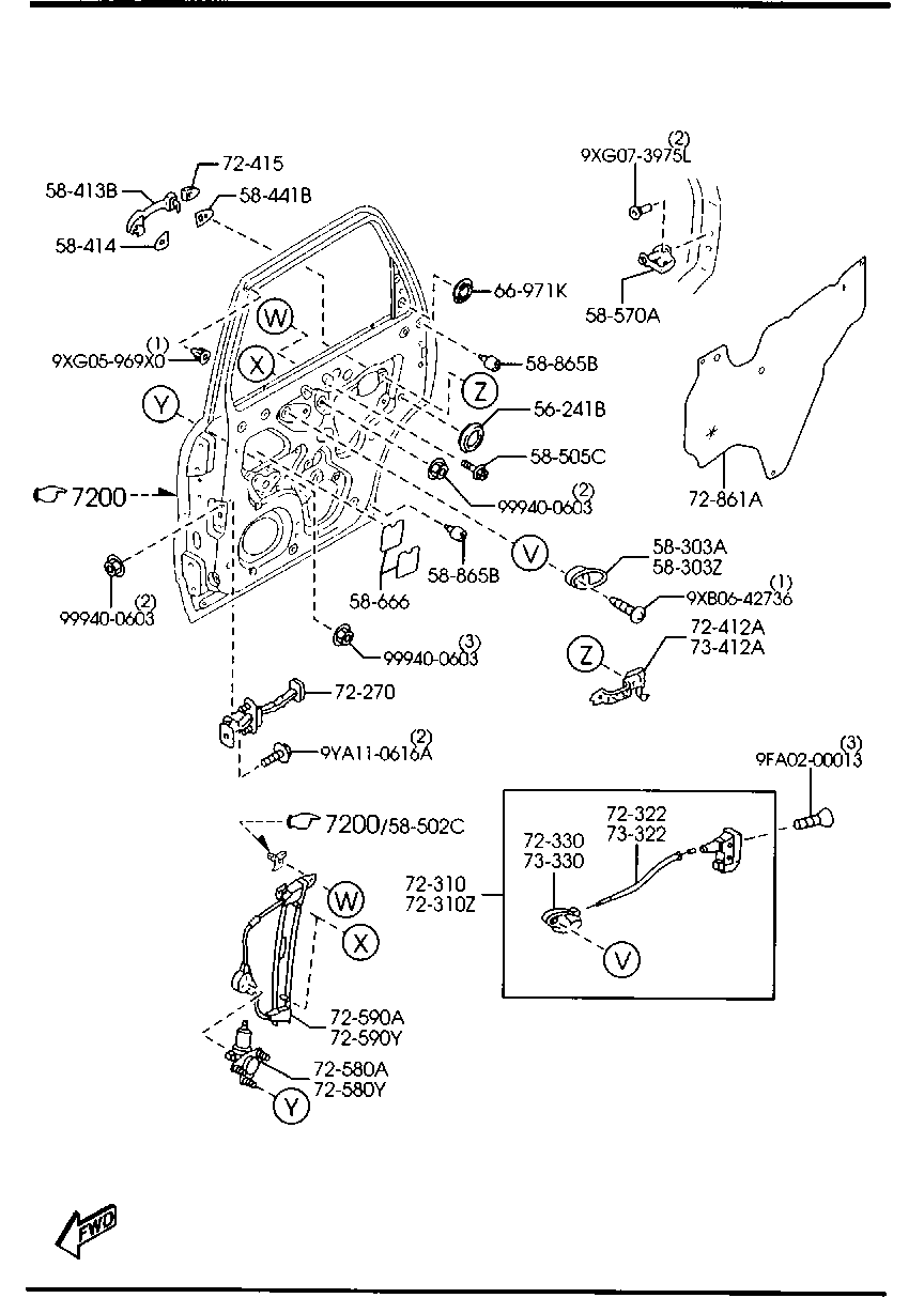 Rear Door Mechanism