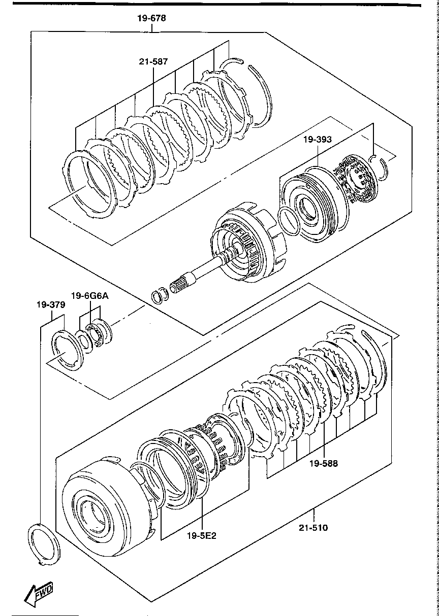 Direct Clutch & Input Shaft