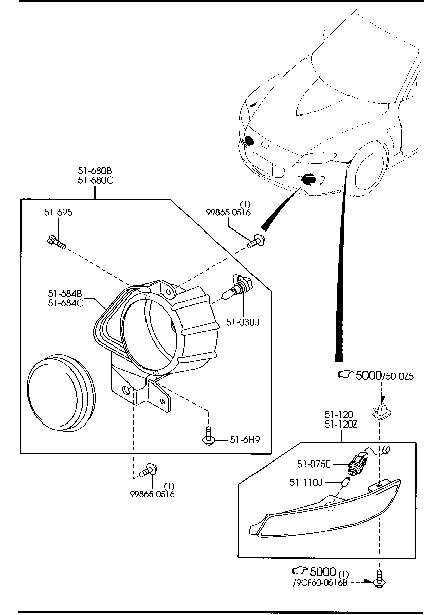 Front Combination Lamps