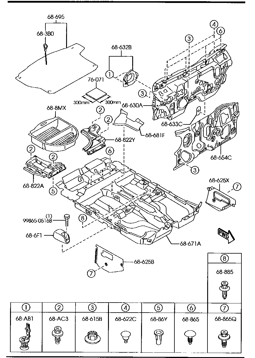 Front Mat & Parts