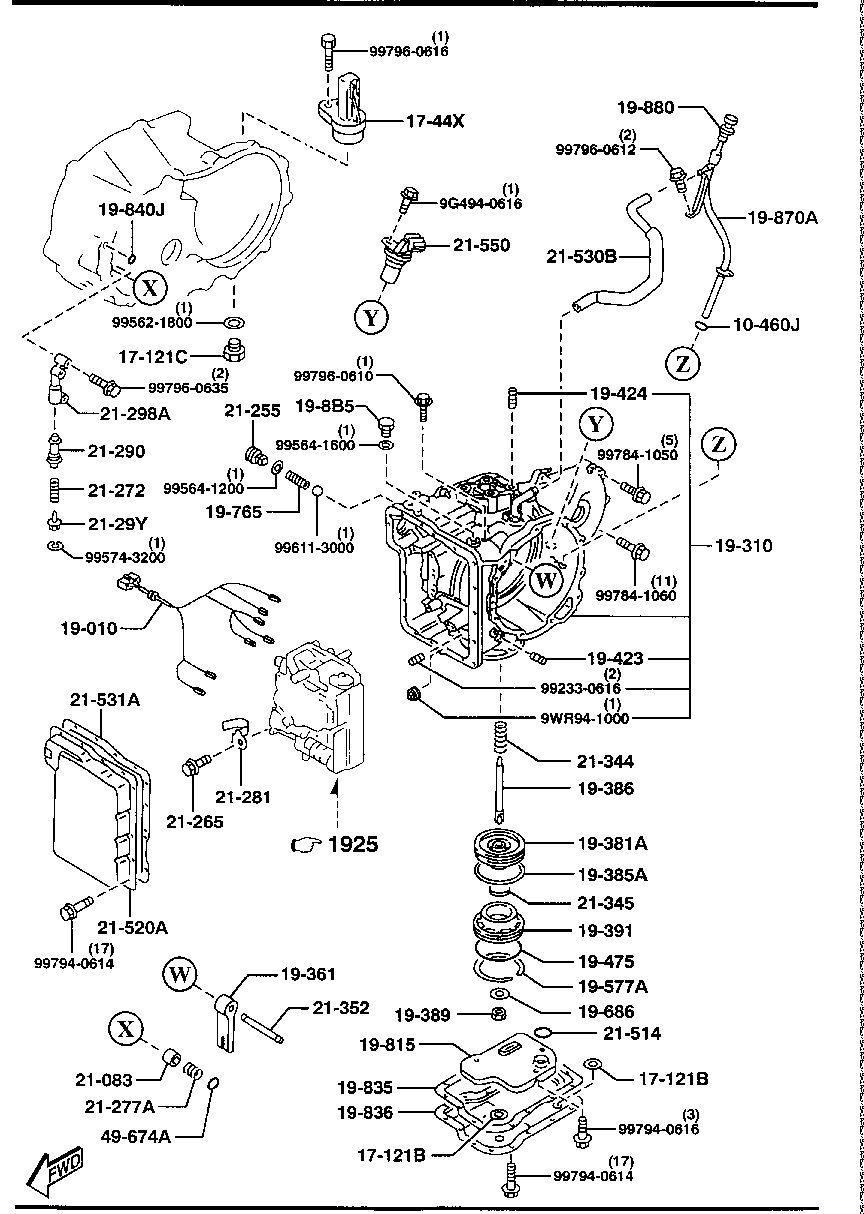 Transmission Case & Main Control System