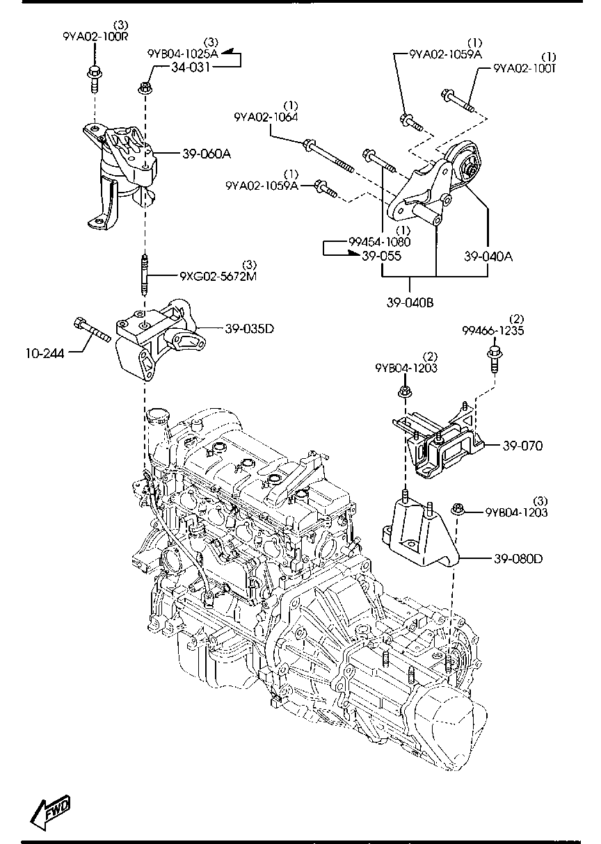 Engine Transmission Mountings