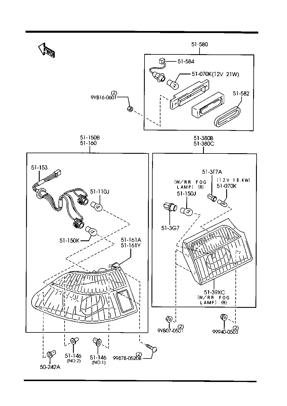 Rear Combination Lamps