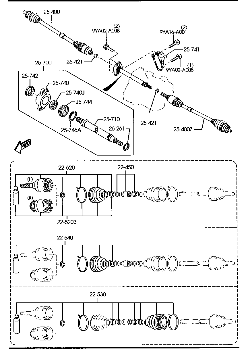 Front Drive Shafts