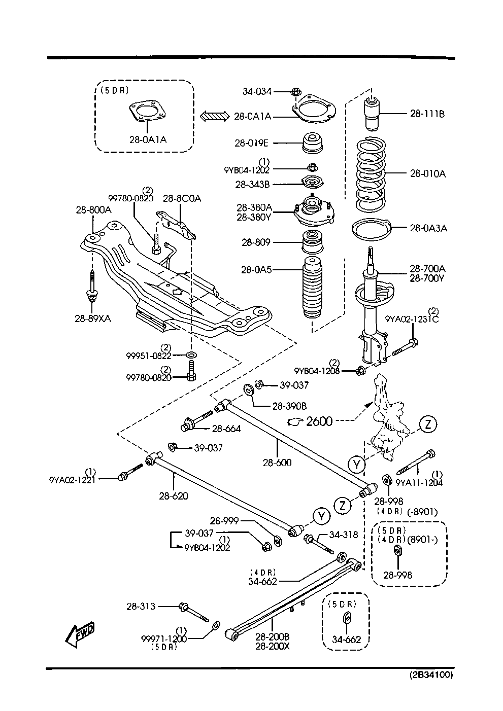 Rear Suspension Mechanisms