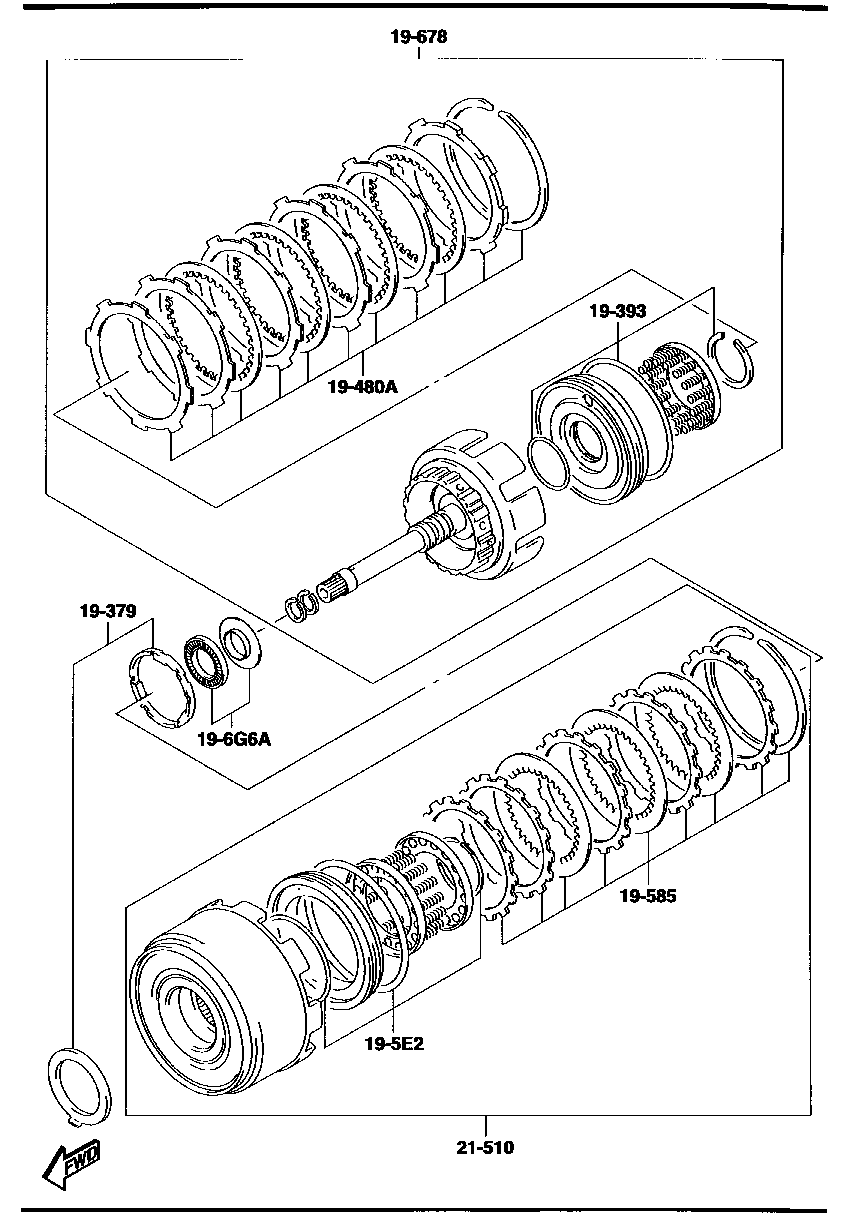 Direct Clutch & Input Shaft