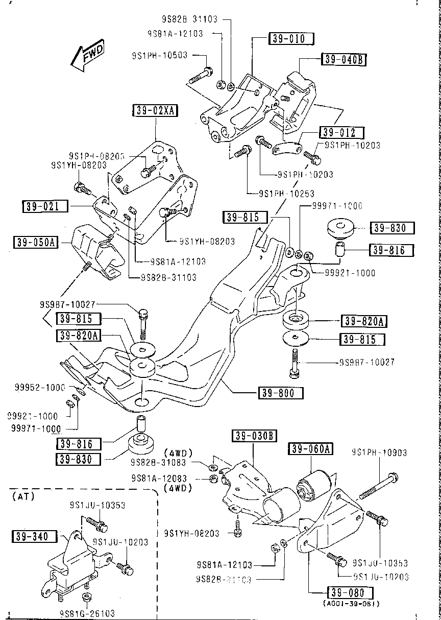 Engine & T/Mission Mountings