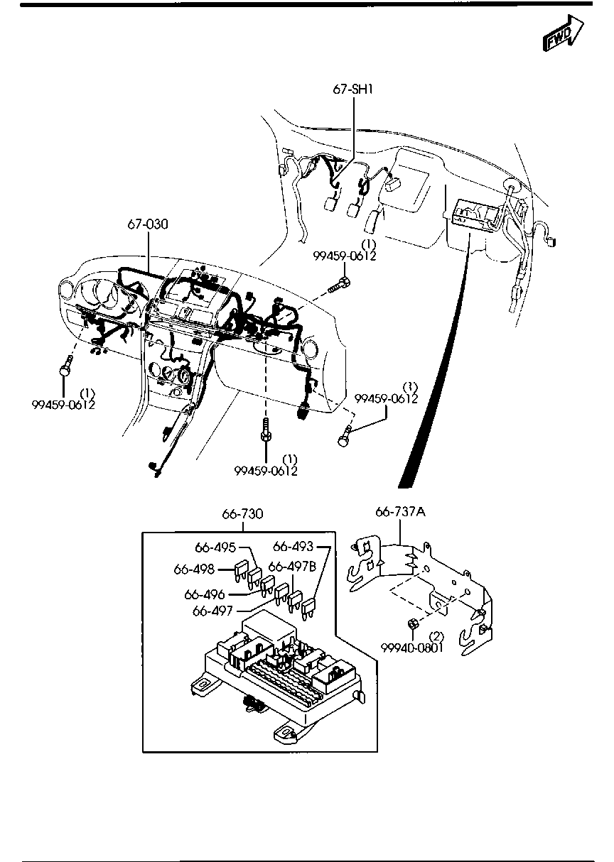 Dashboard Wiring Harnesses