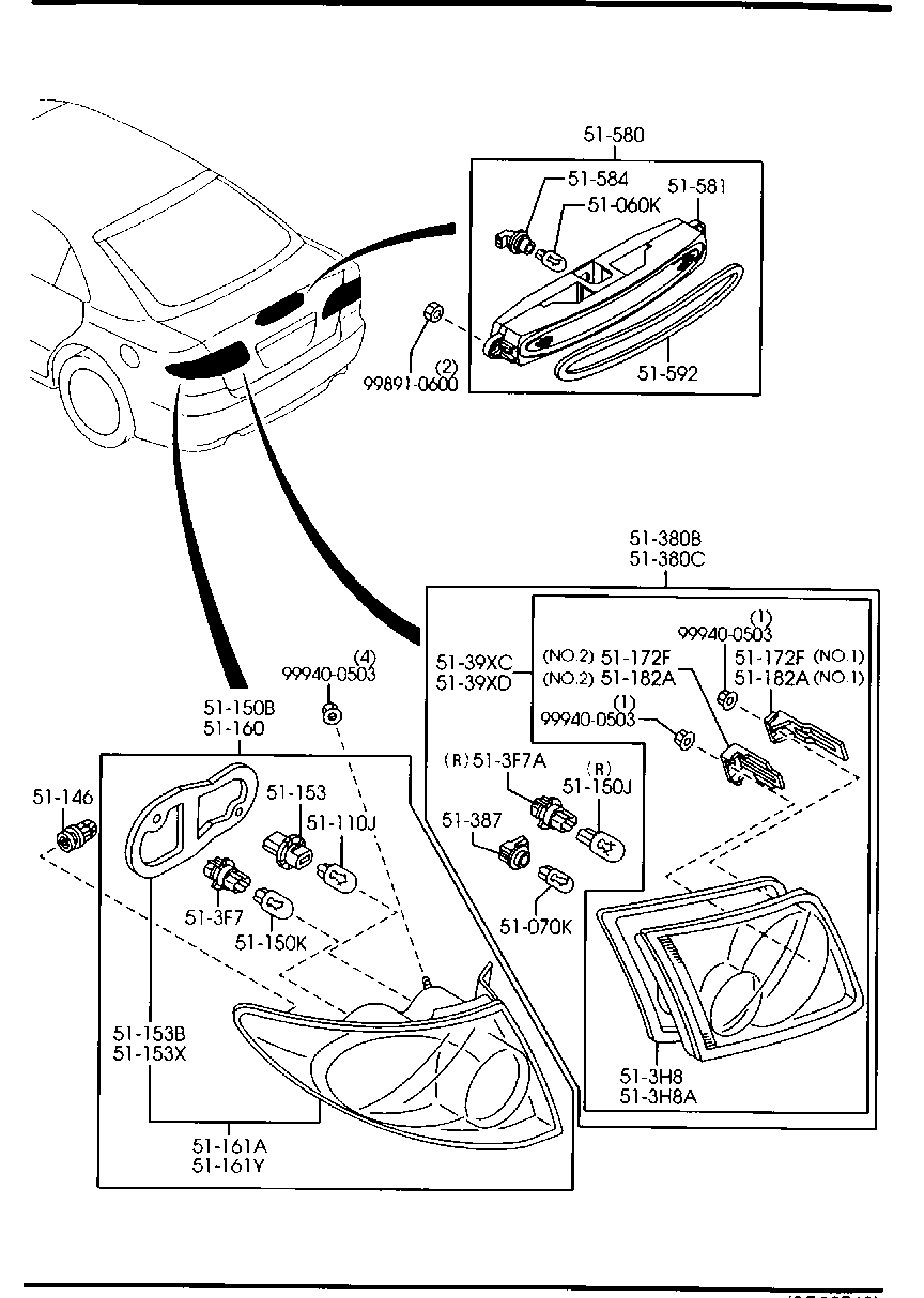 Rear Combination Lamps