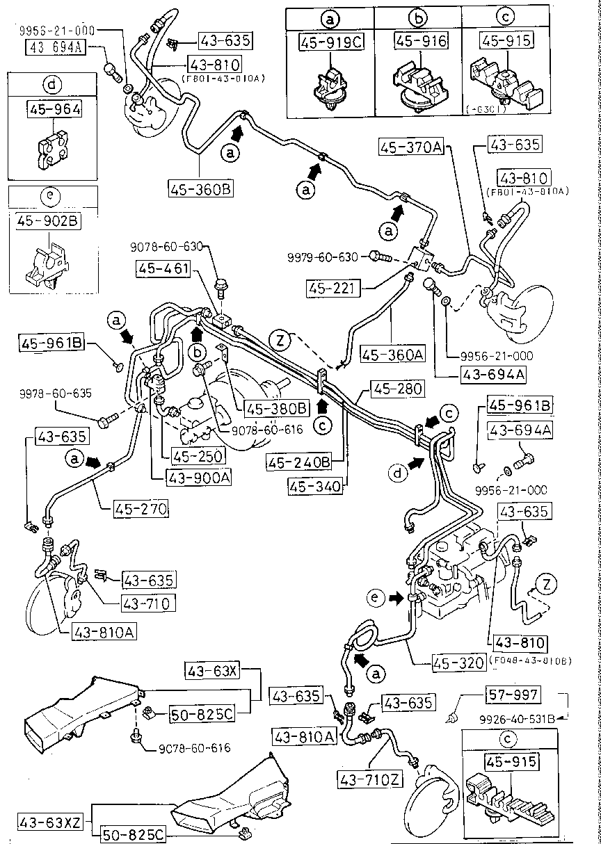 Tuberías de freno