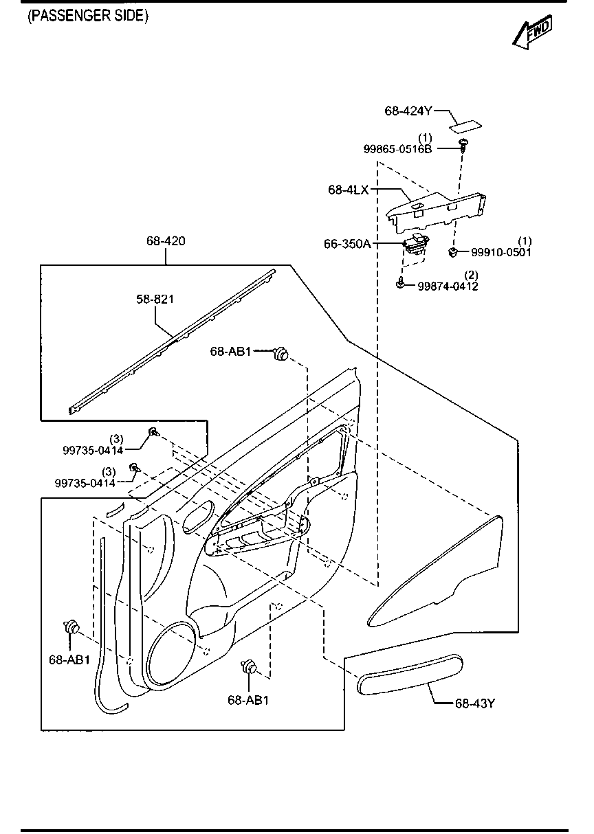 Front Door Trims & Related Parts