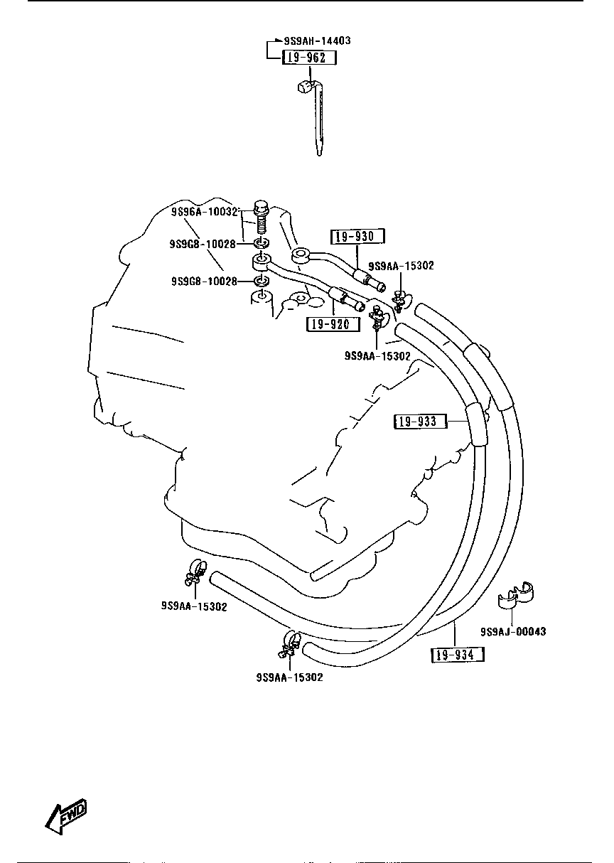 Transmission Torque Converter, Oil Pump, Piping