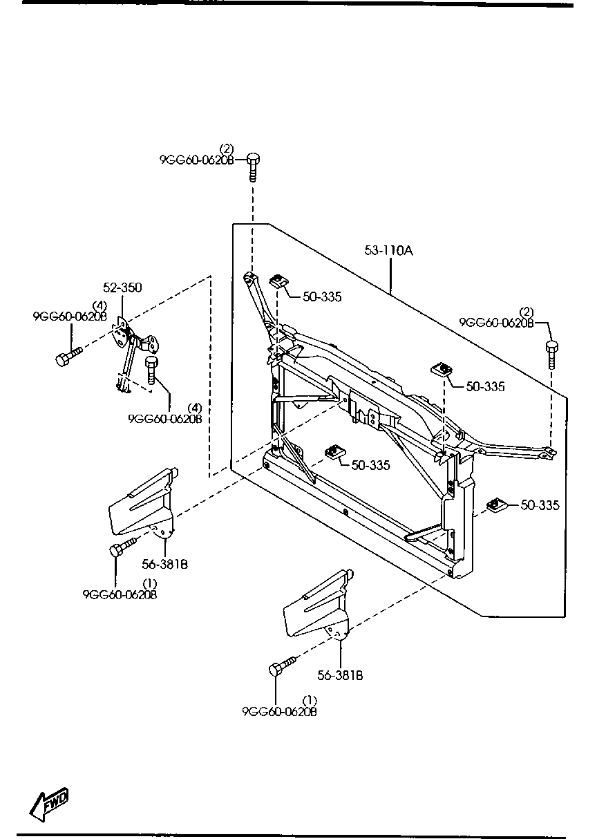 Radiator Shroud Dash Cowl Panels