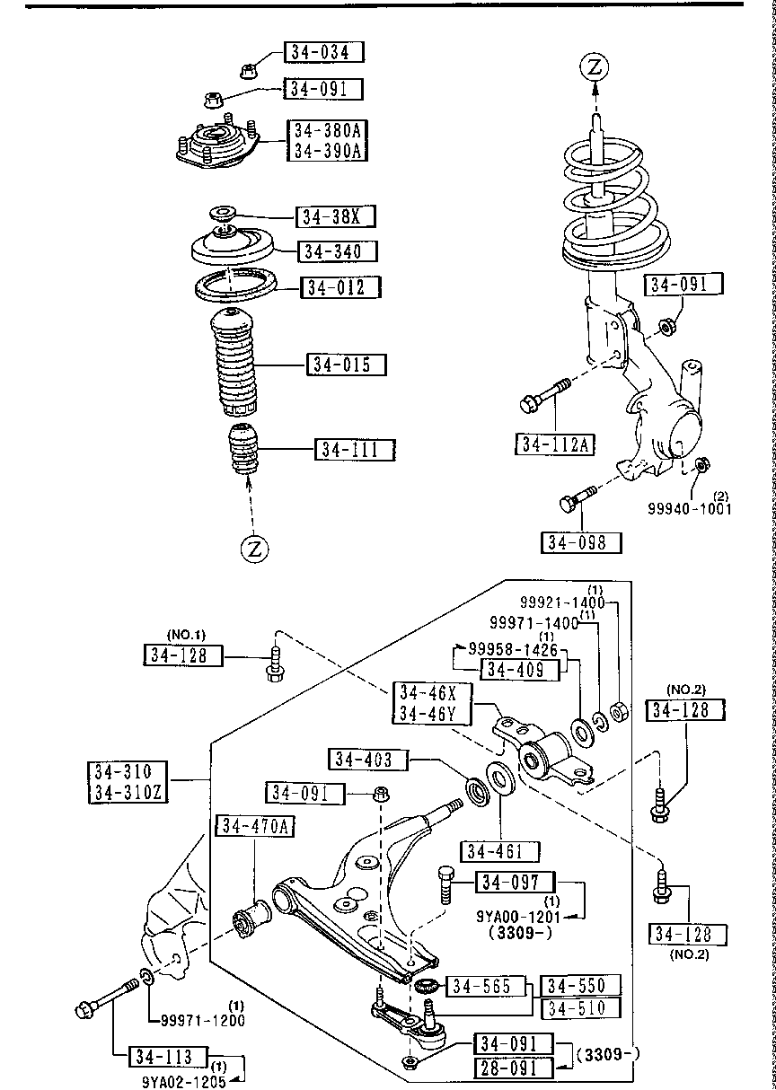 Front Suspension Mechanisms
