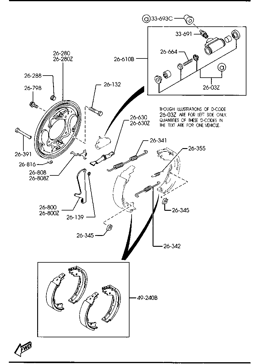 Rear Brake Mechanisms