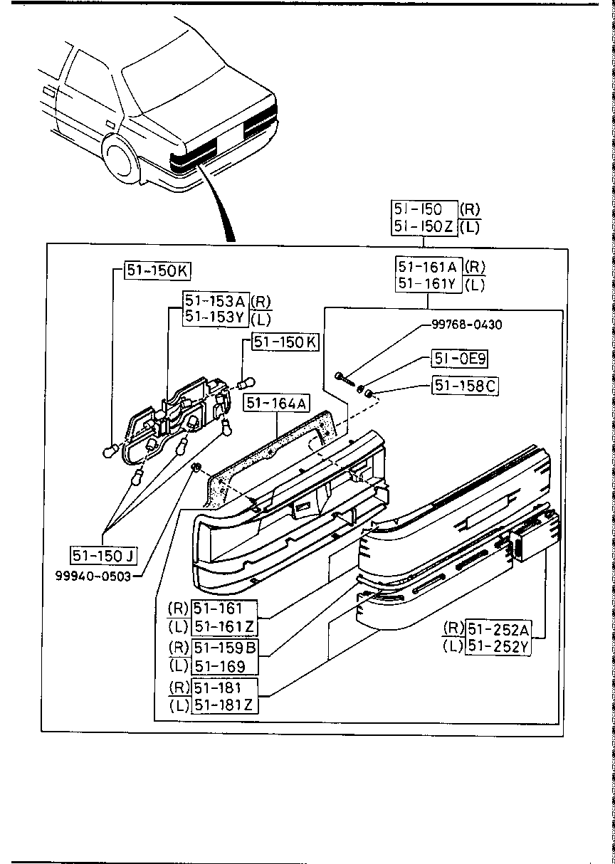 Rear Combination Lamps