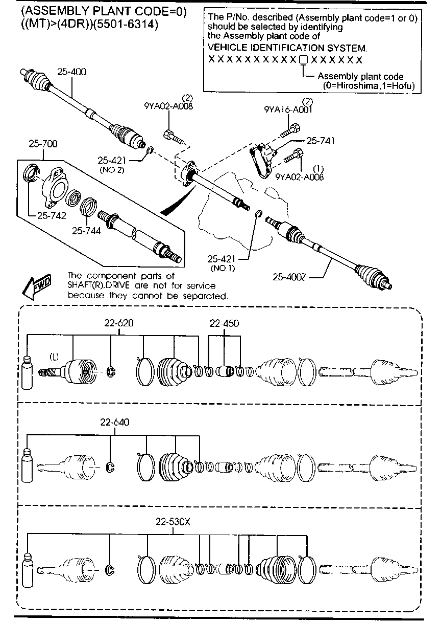 Front Drive Shafts