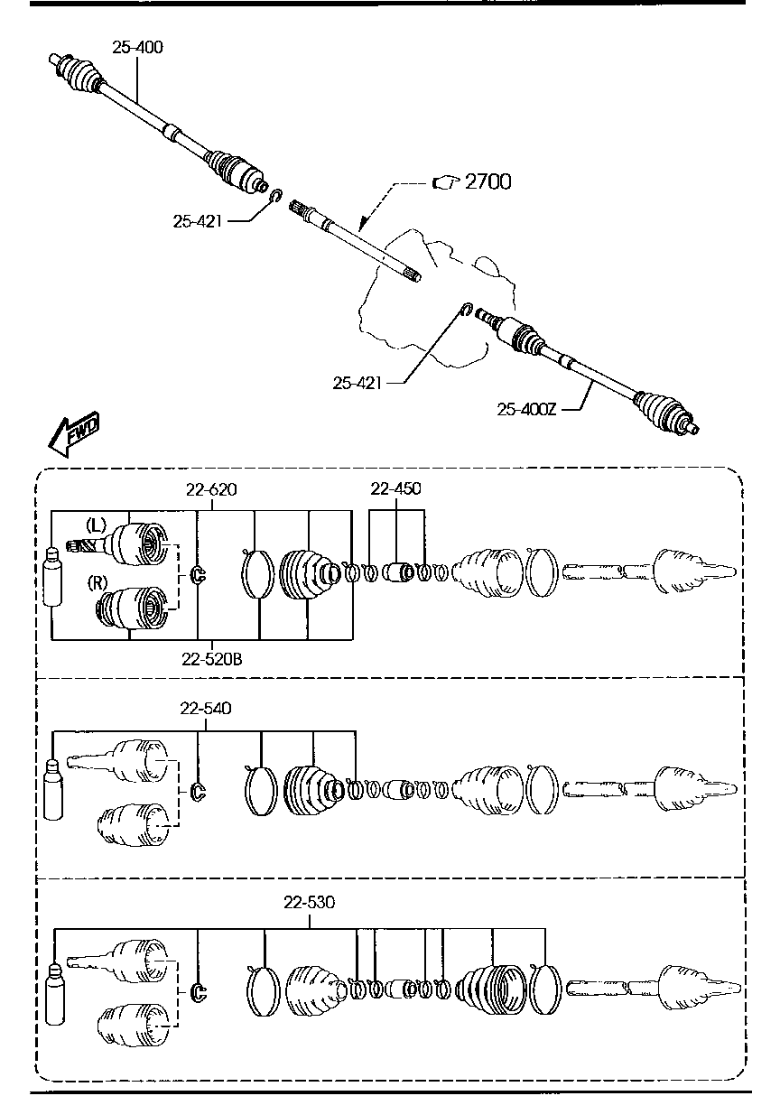 Front Drive Shafts