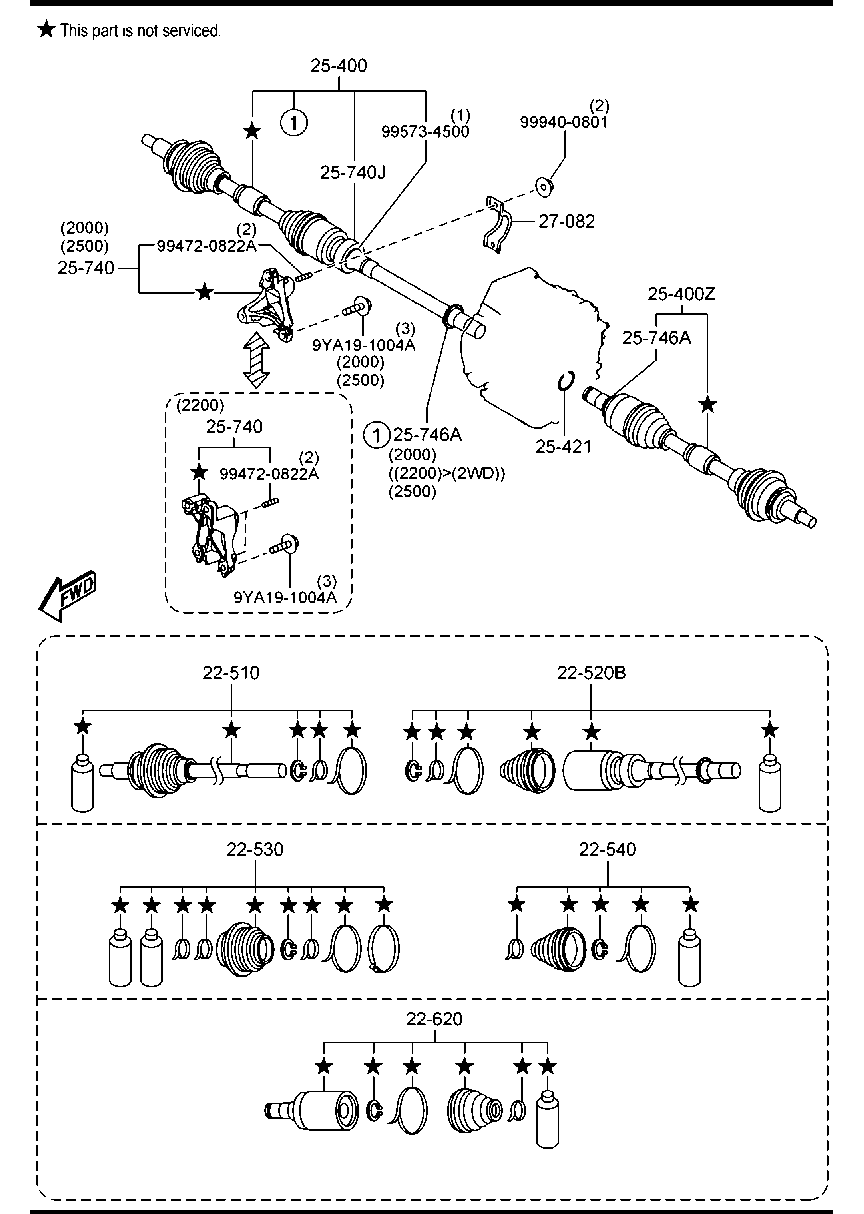 Front Drive Shafts