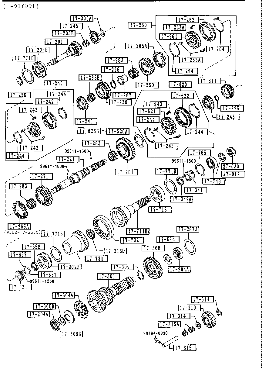 Manual Transmission Gears