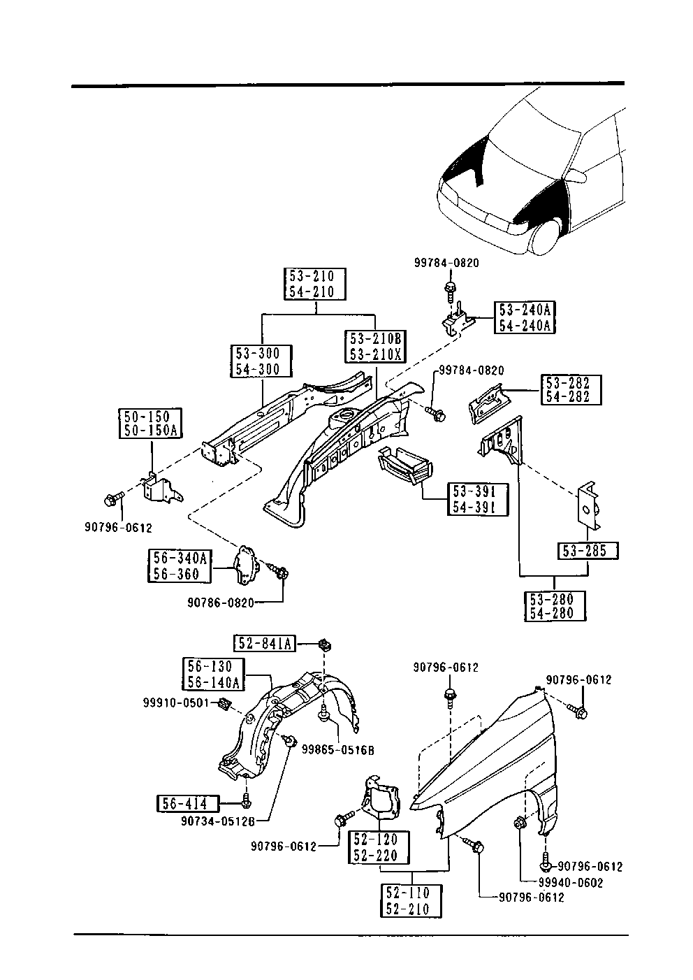 Fender & Wheel Apron Panels