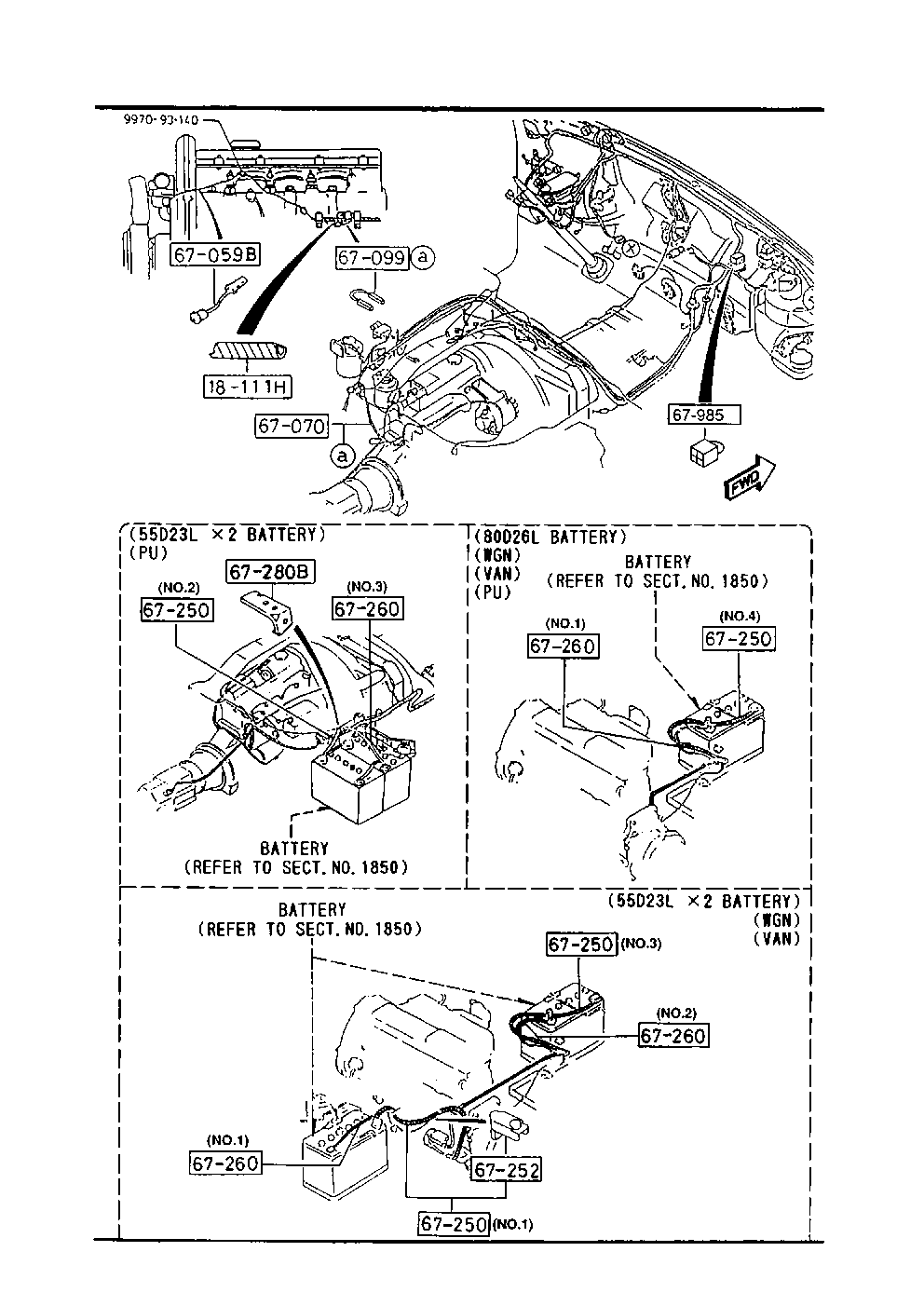 Arneses de cableado de transmisión del motor