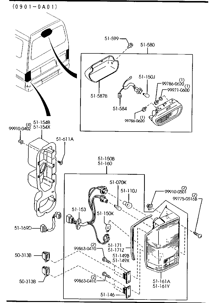 Rear Combination Lamps