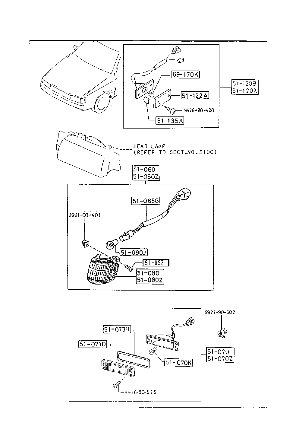 Front Combination Lamps