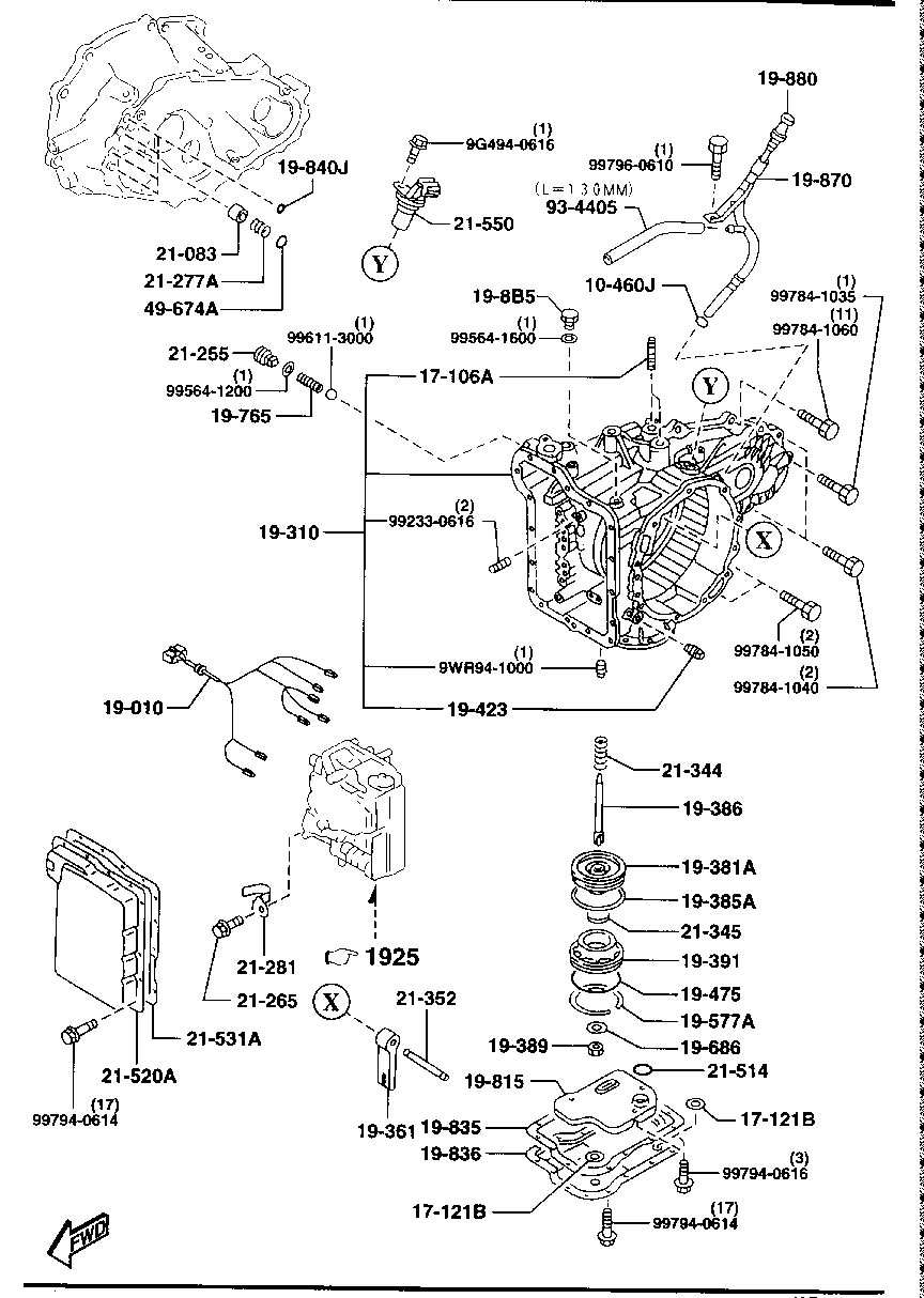 Automatic Transmission Case Main Control System