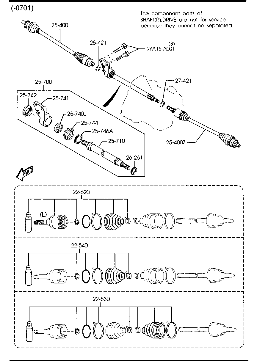 Front Drive Shafts