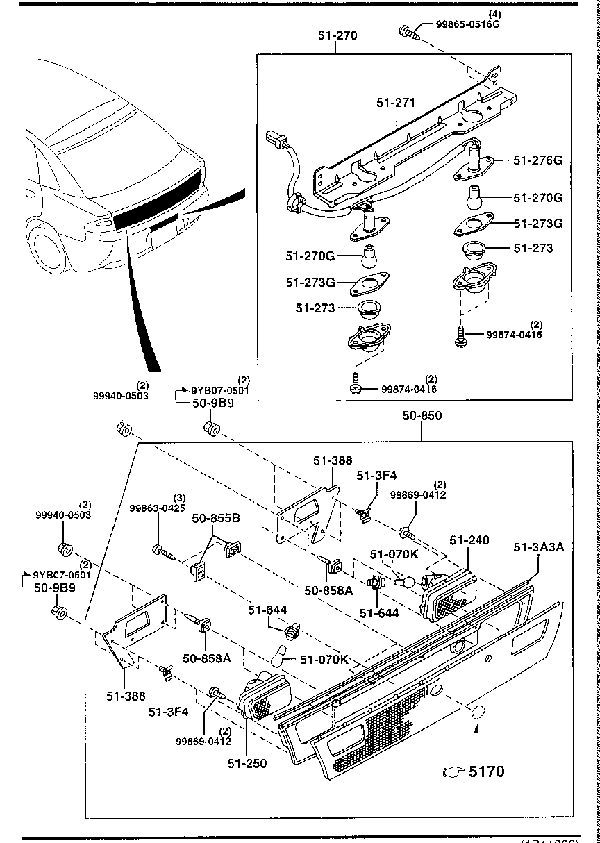 License Lamp & Rear Finisher