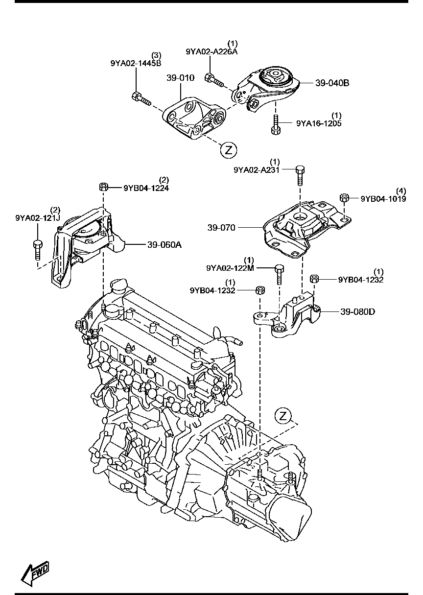 Engine Transmission Mountings