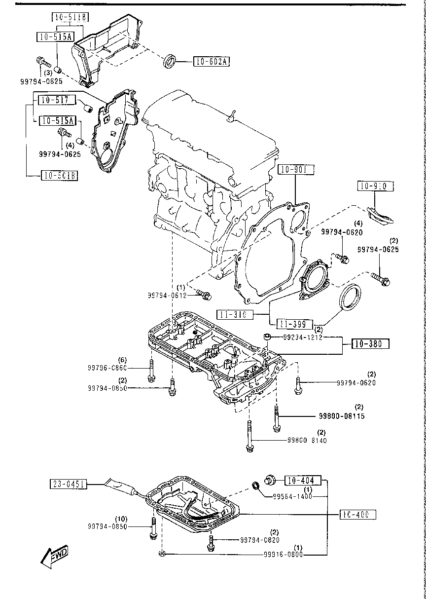 Oil Pan & Timing Cover