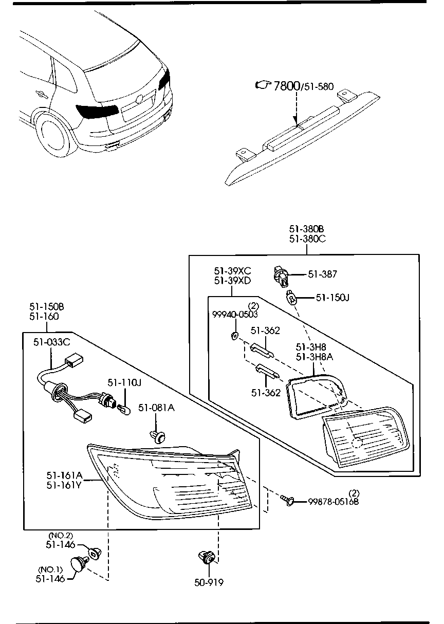 Rear Combination Lamps