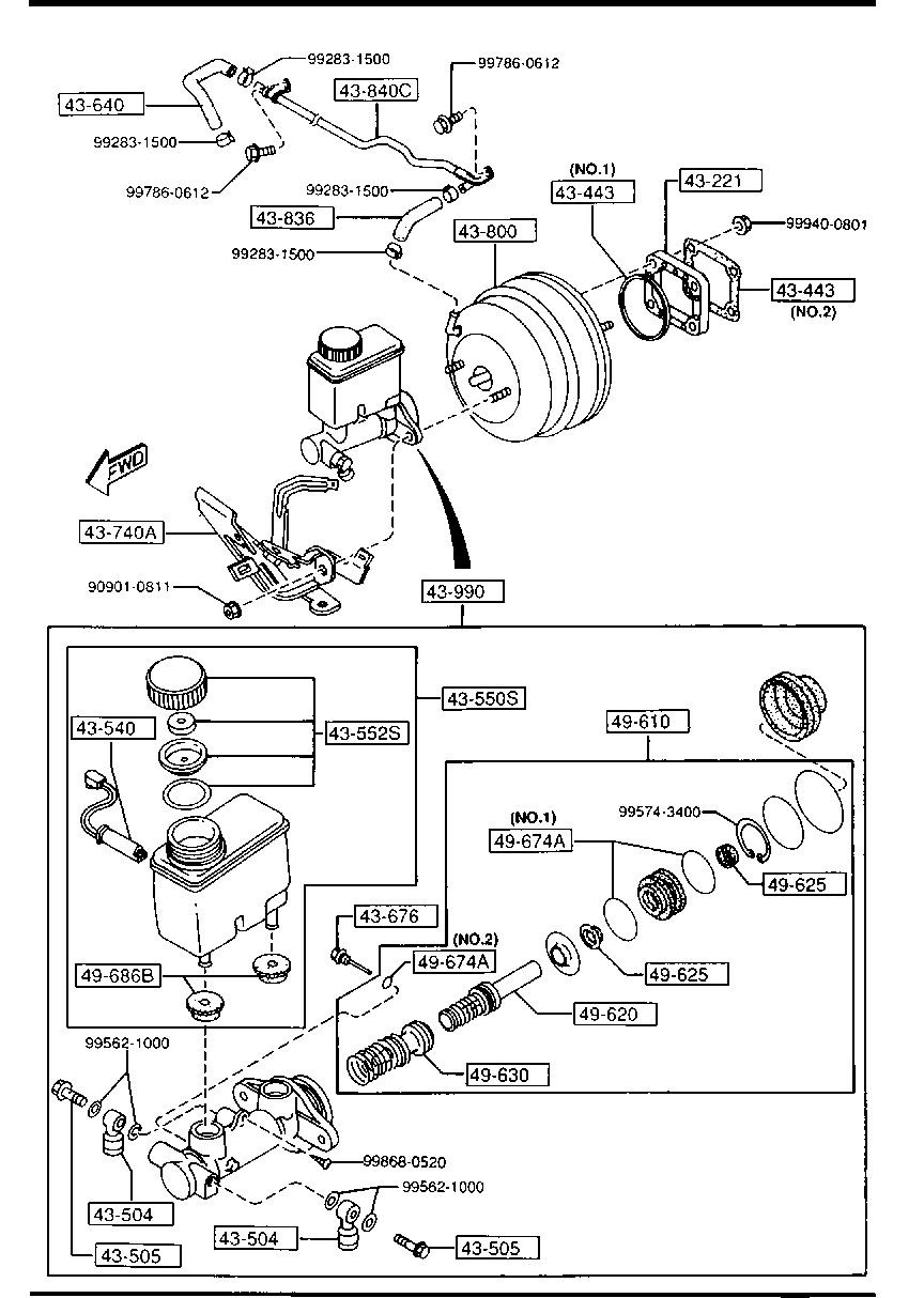 Brake Master Cylinder & Power Brake