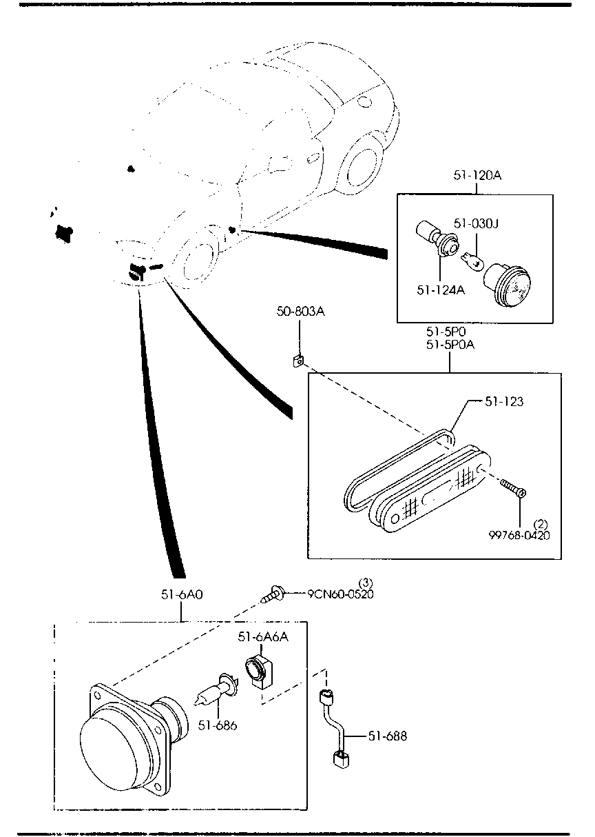 Front Combination Lamps