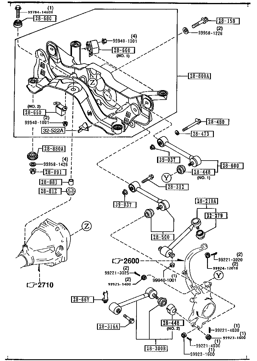 Rear Lower Arms