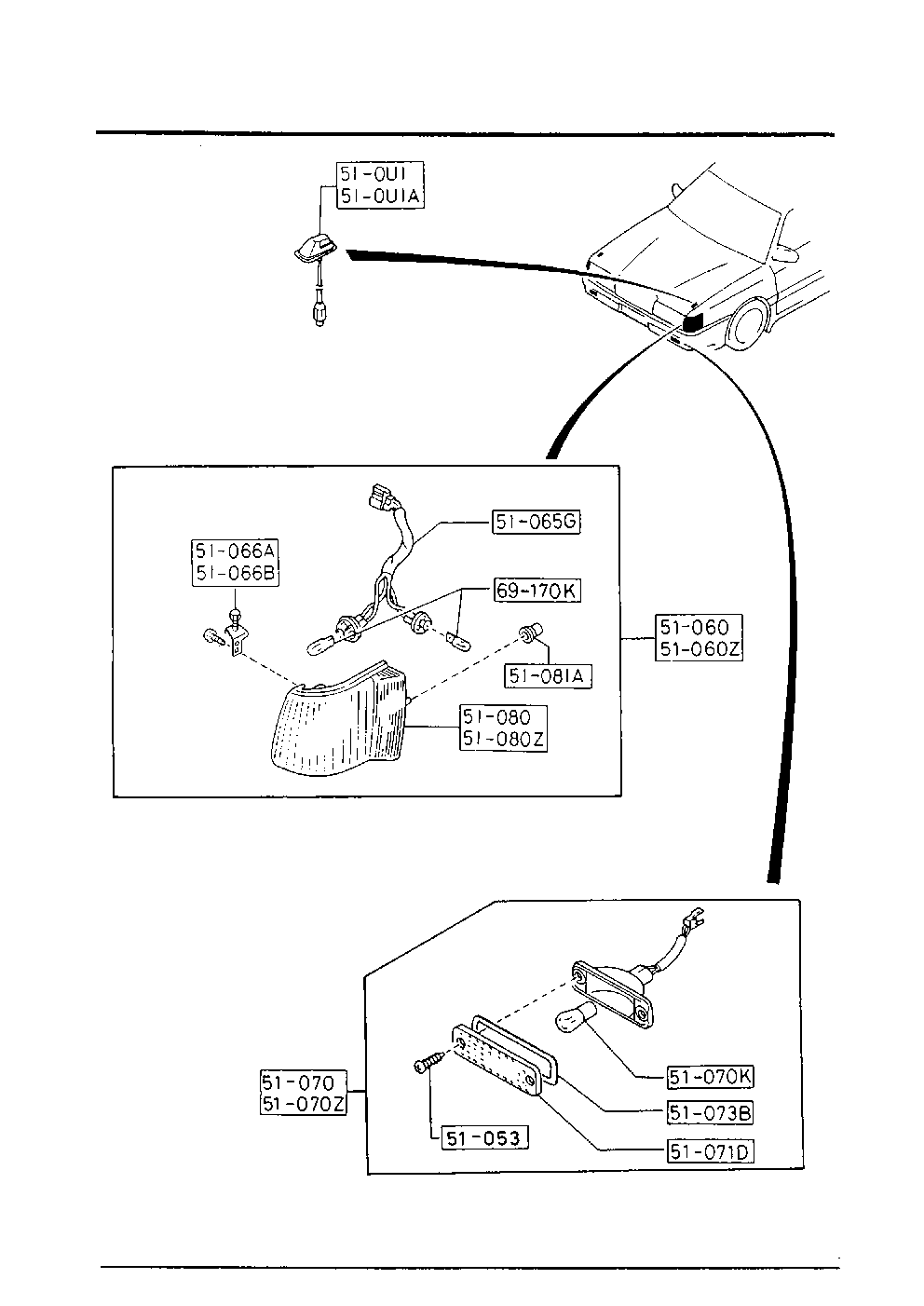 Front Combination Lamps