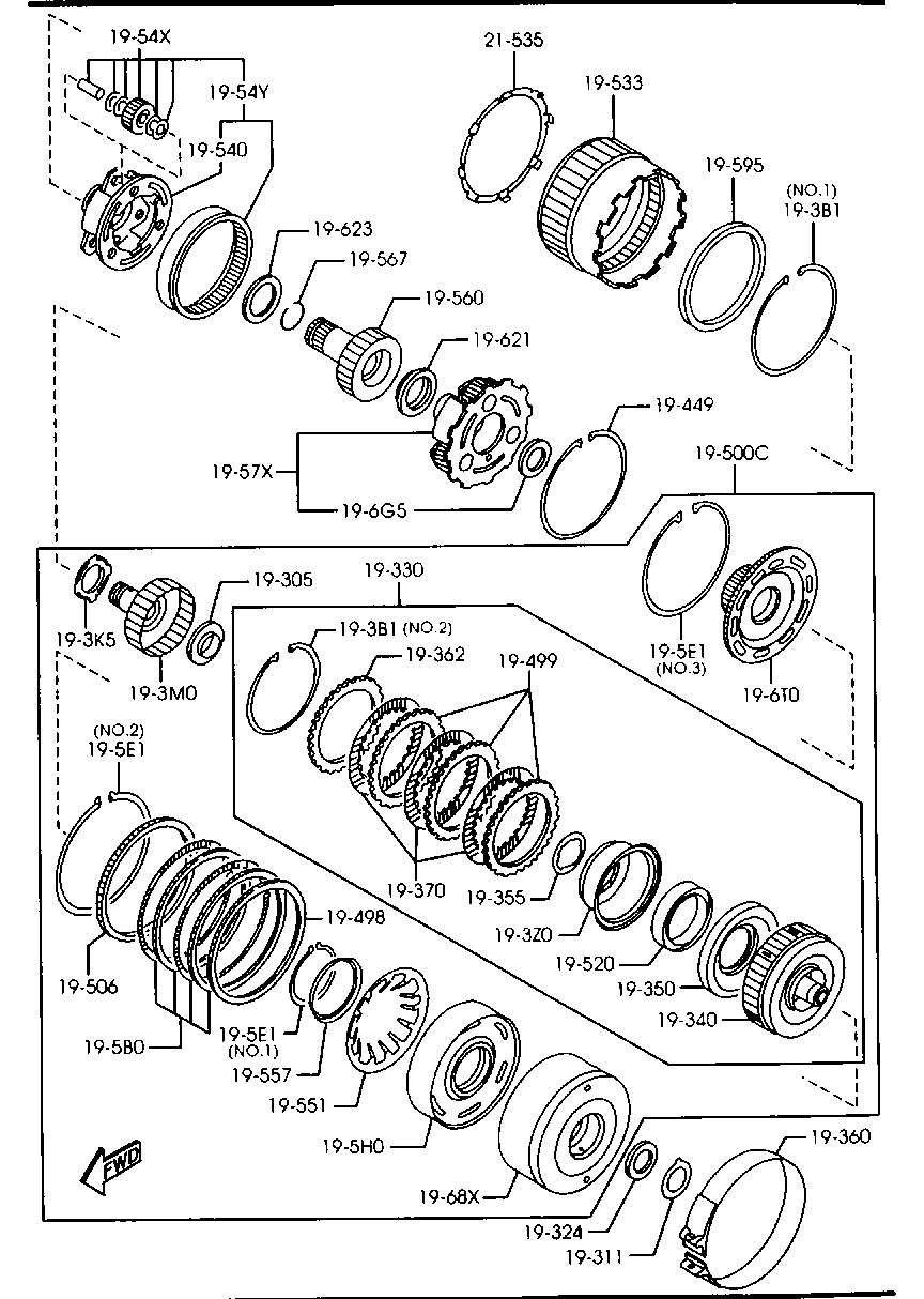 Transmission Clutches & Planetary Gears