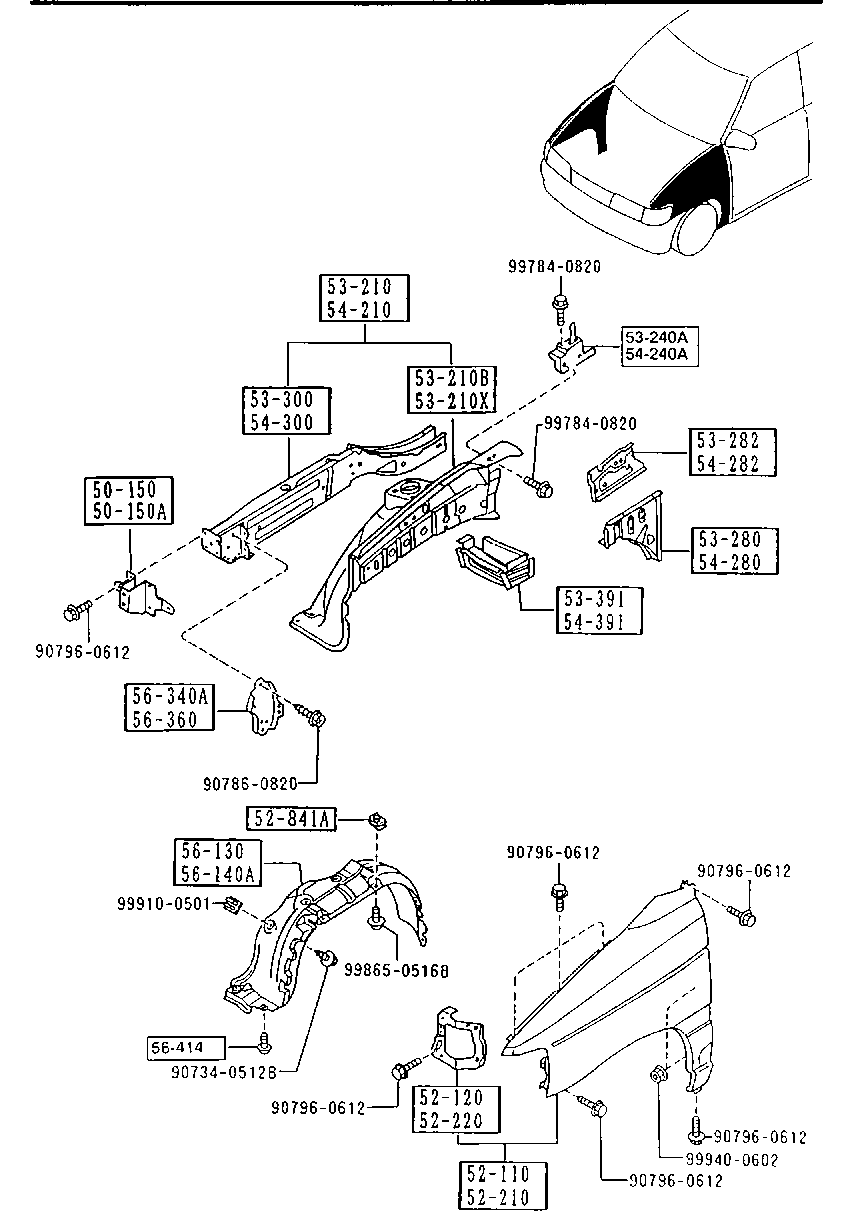 Fender & Wheel Apron Panels