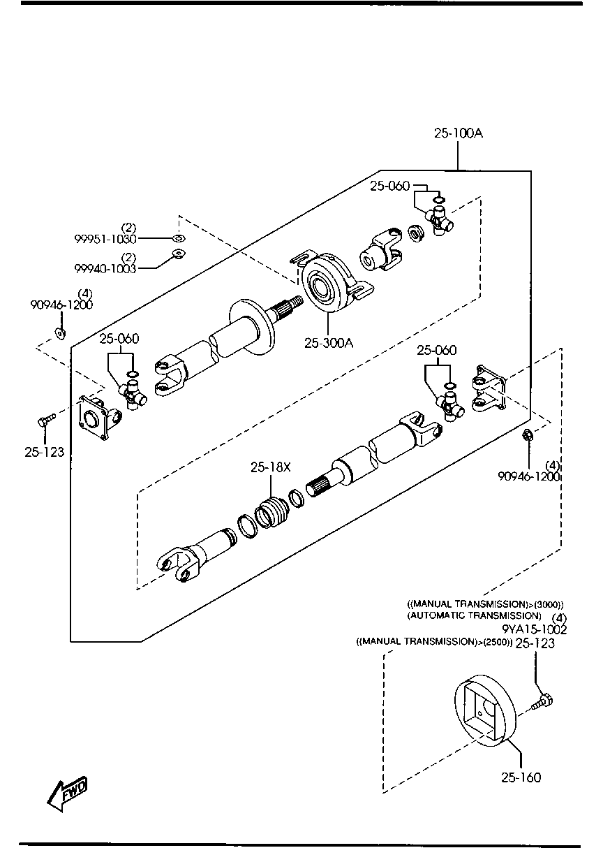Rear Propeller Shaft