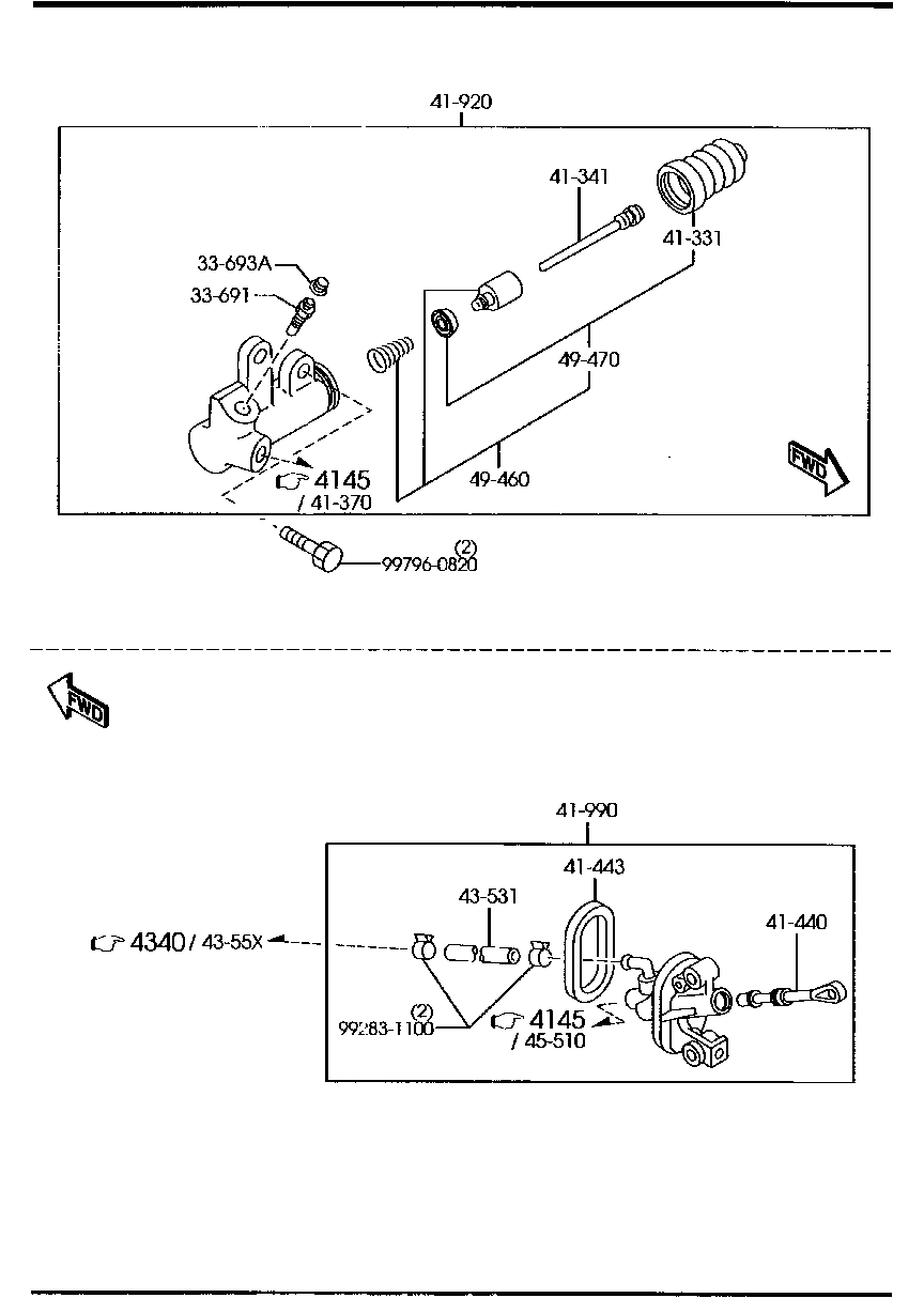 Clutch Release Master Cylinders