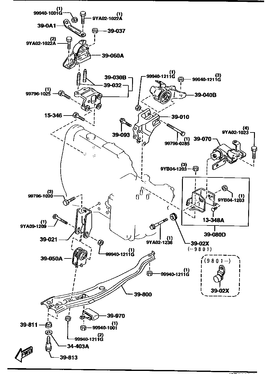 Engine Transmission Mountings