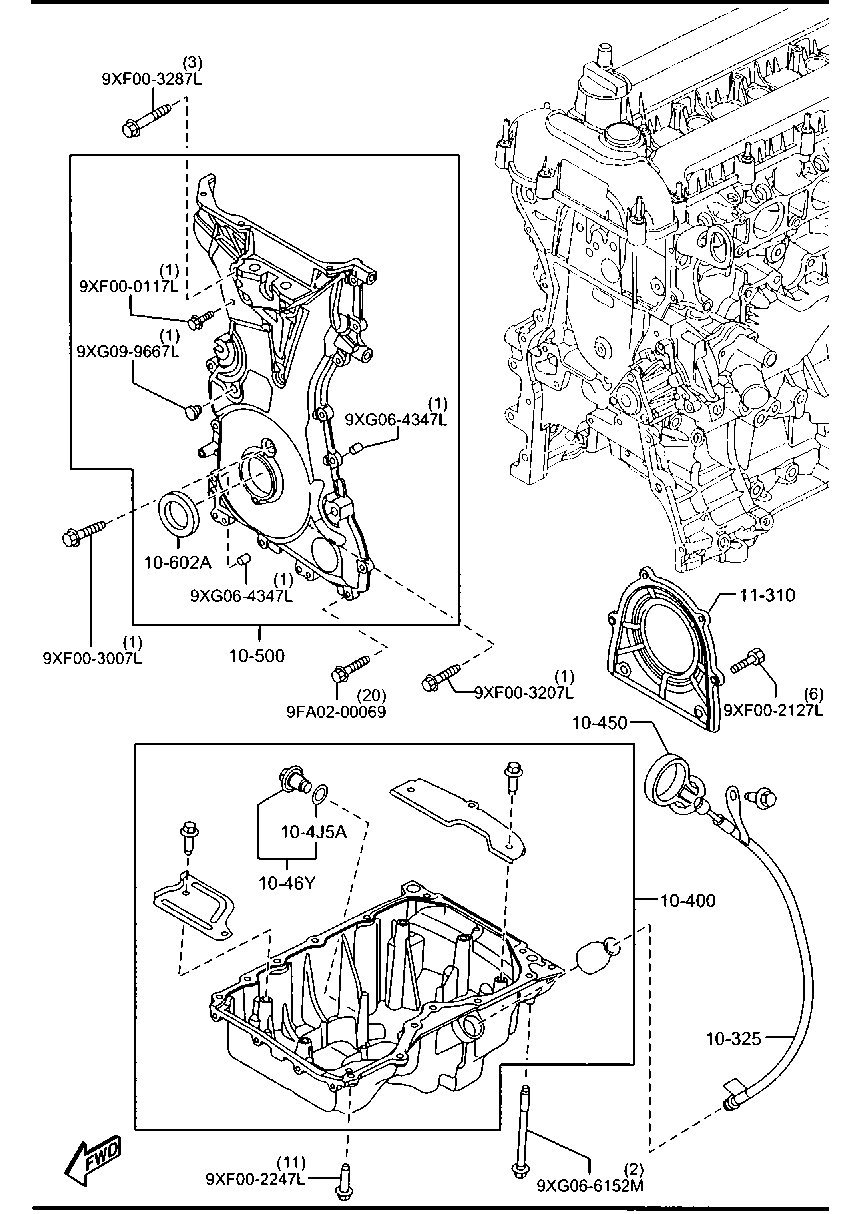 Oil Pan & Timing Cover
