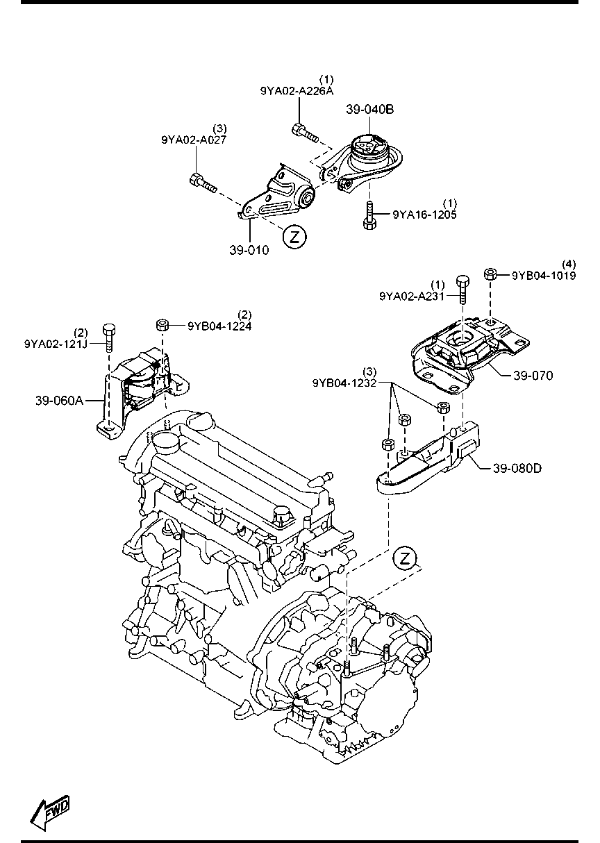 Engine Transmission Mountings
