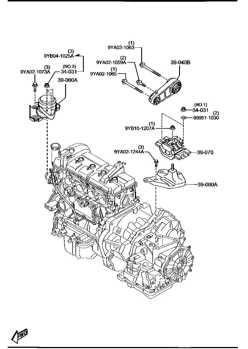 Engine Transmission Mountings