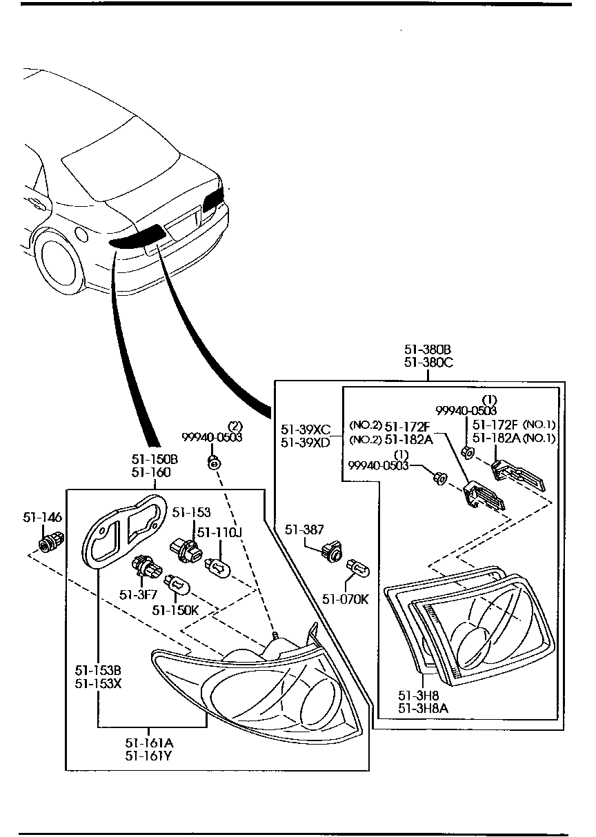 Rear Combination Lamps