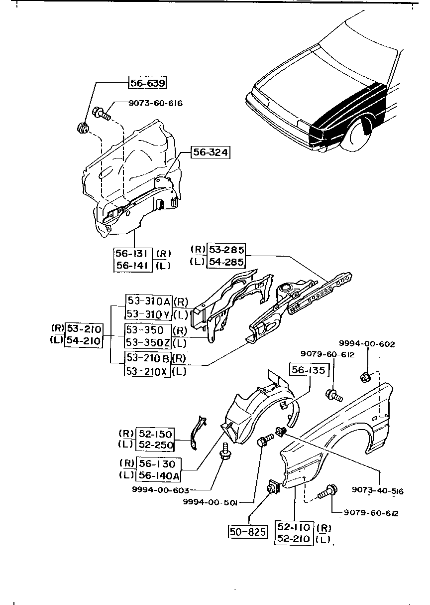 Fender & Wheel Apron Panels