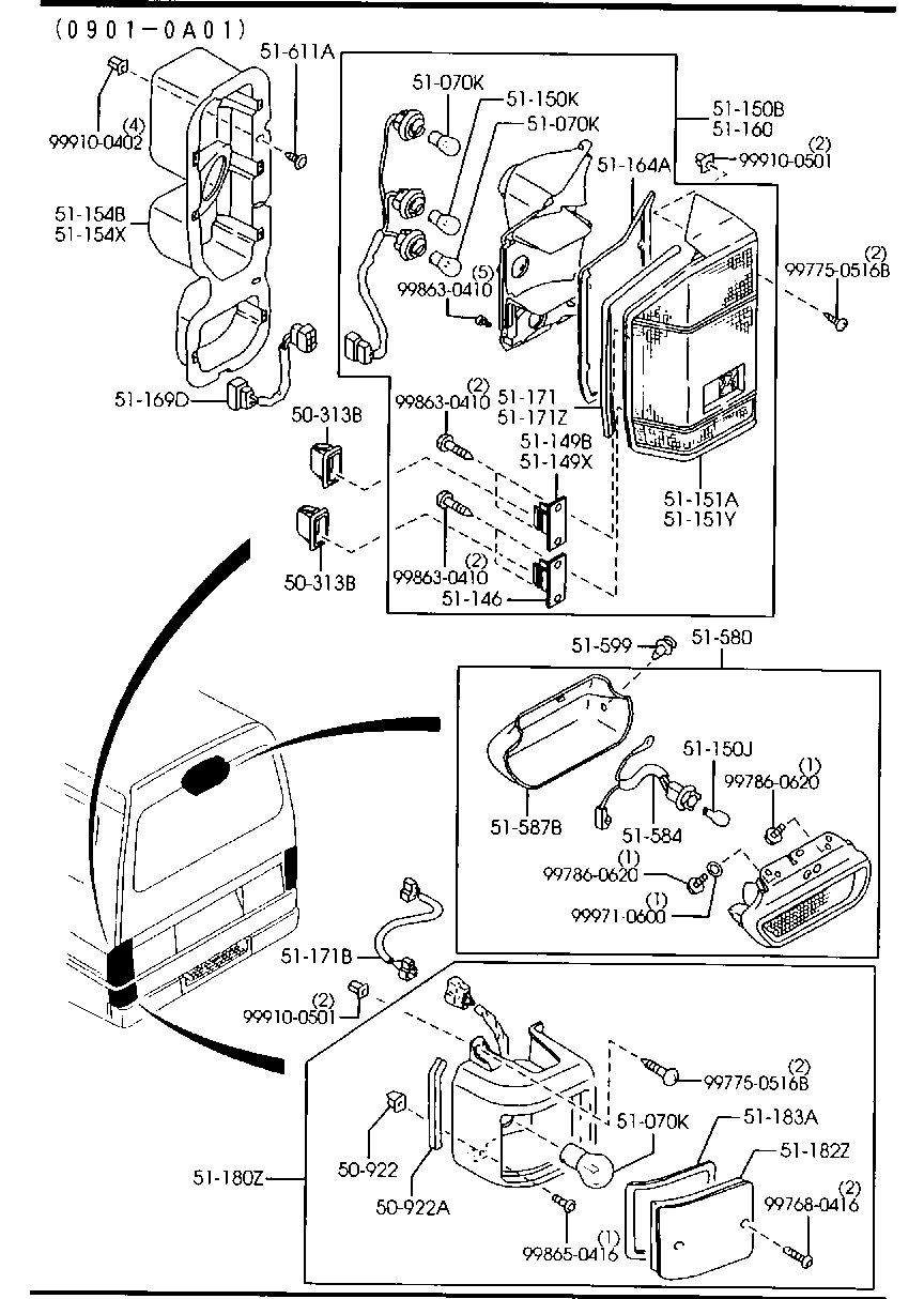 Rear Combination Lamps